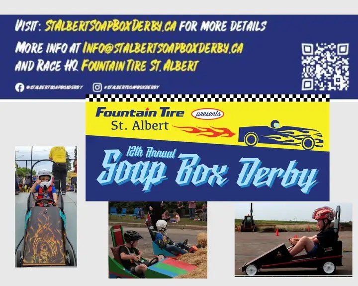 St Albert Soap Box Derby Fountain Tire