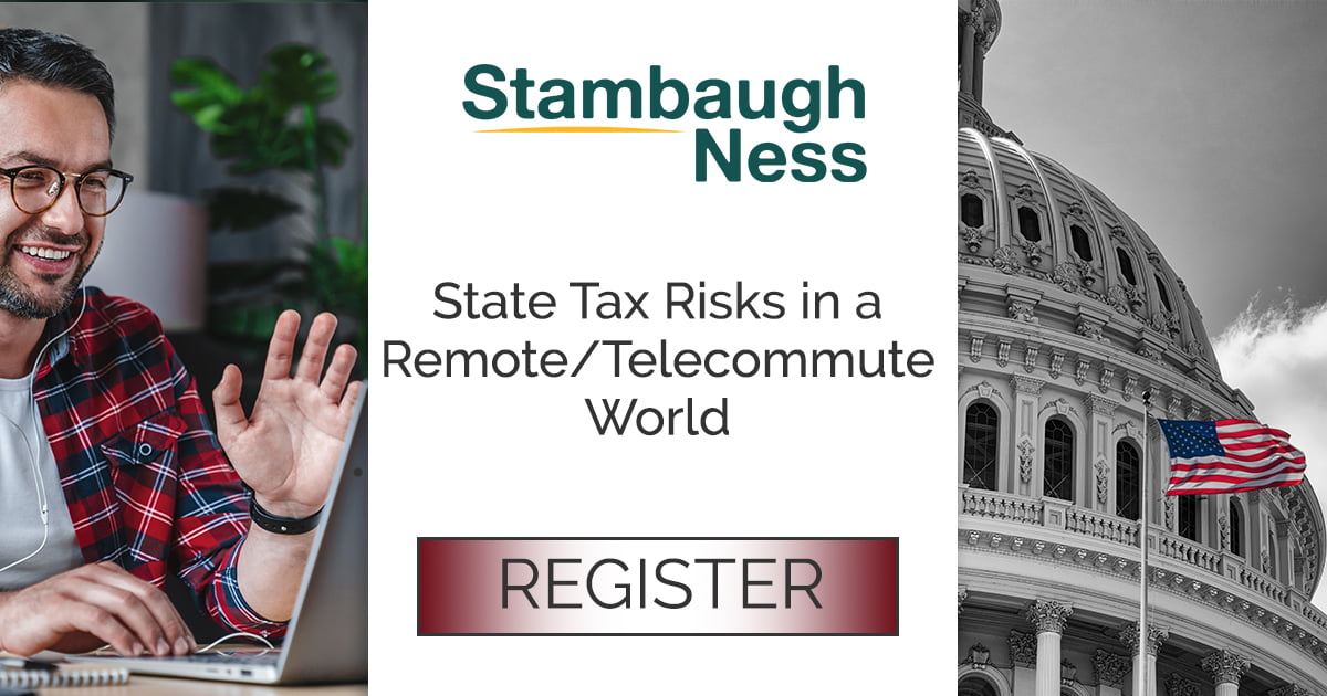 State Tax Risks in a World Stambaugh Ness