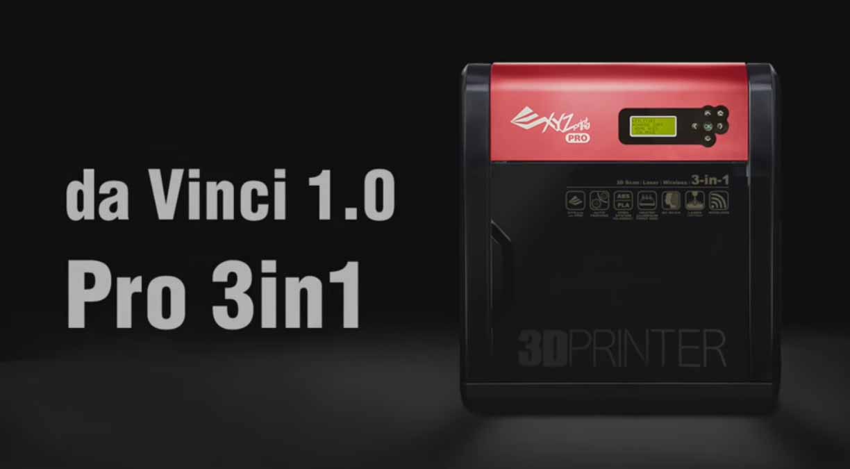 Vinci Pro 1.0 3 in uno , Stampante 3D , scanner laser e incisore di