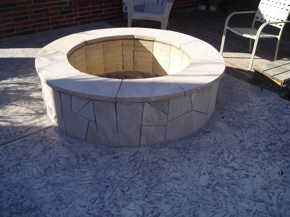 Outdoor Fire Pits Stamped Artistry Houston Texas