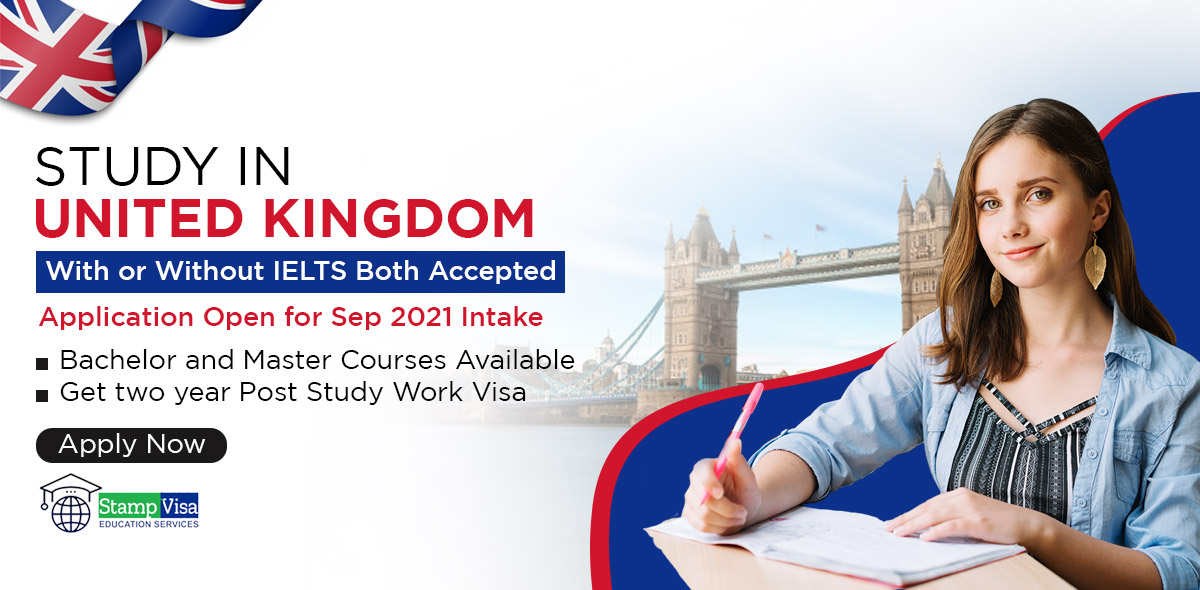Study in UK! Without IELTS Get 2 Year PSW in UK
