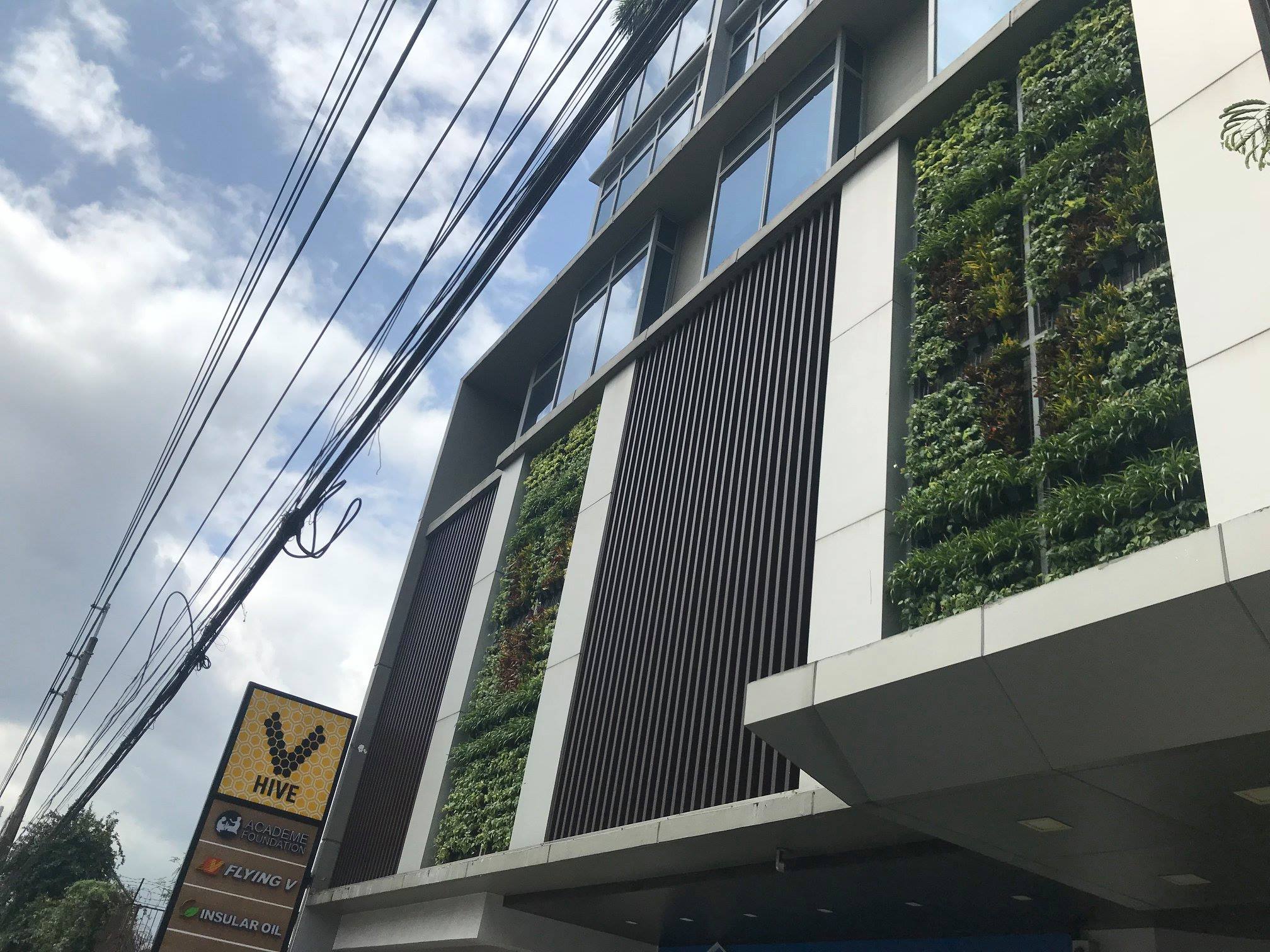 V HIVE GREENWALL AT BUILDING FACADE (OUTDOOR) Stande Phils. Workers Inc.