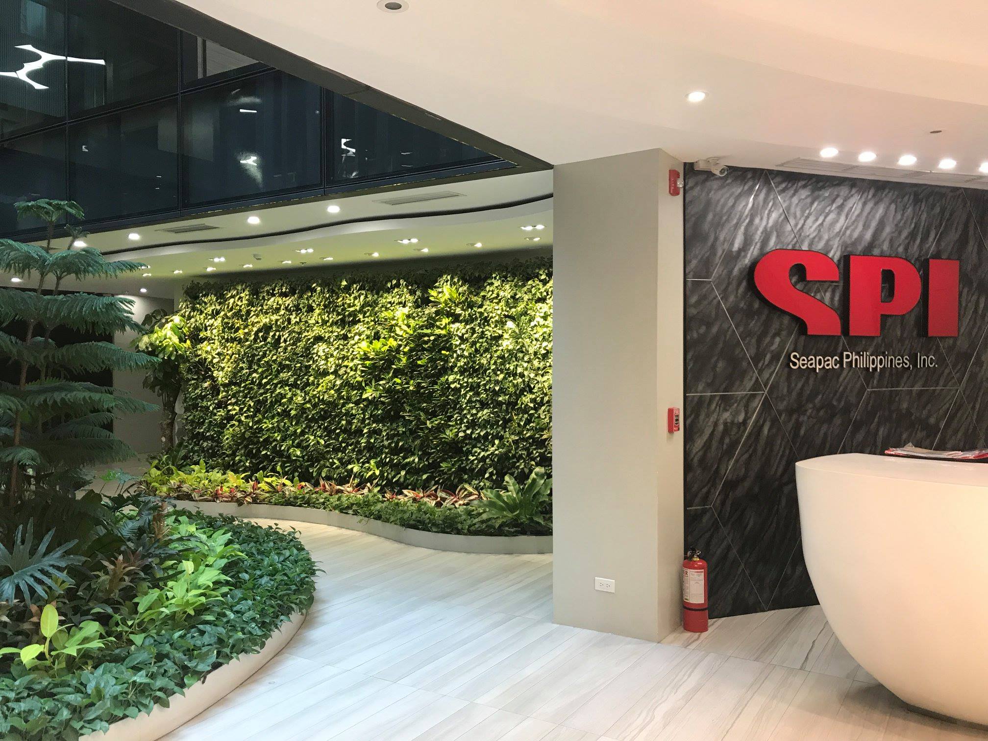 SEAPAC PHILIPPINES TWO GREENWALL AT LOBBY AREA (INDOOR) Stande Phils