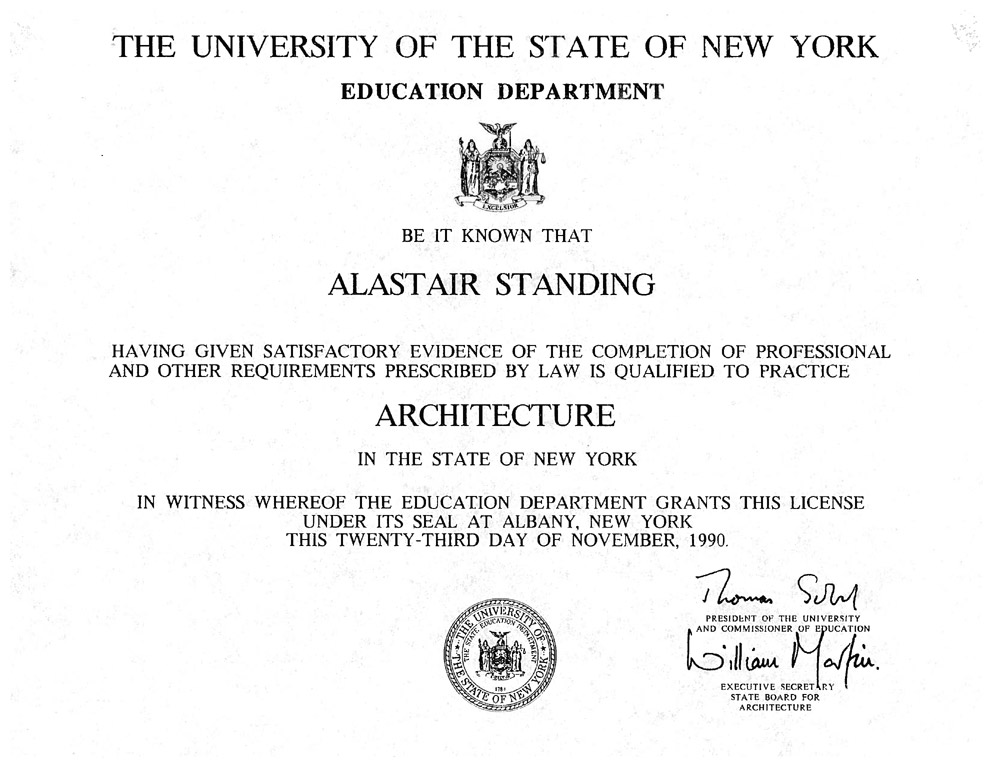 Standing Architecture » About