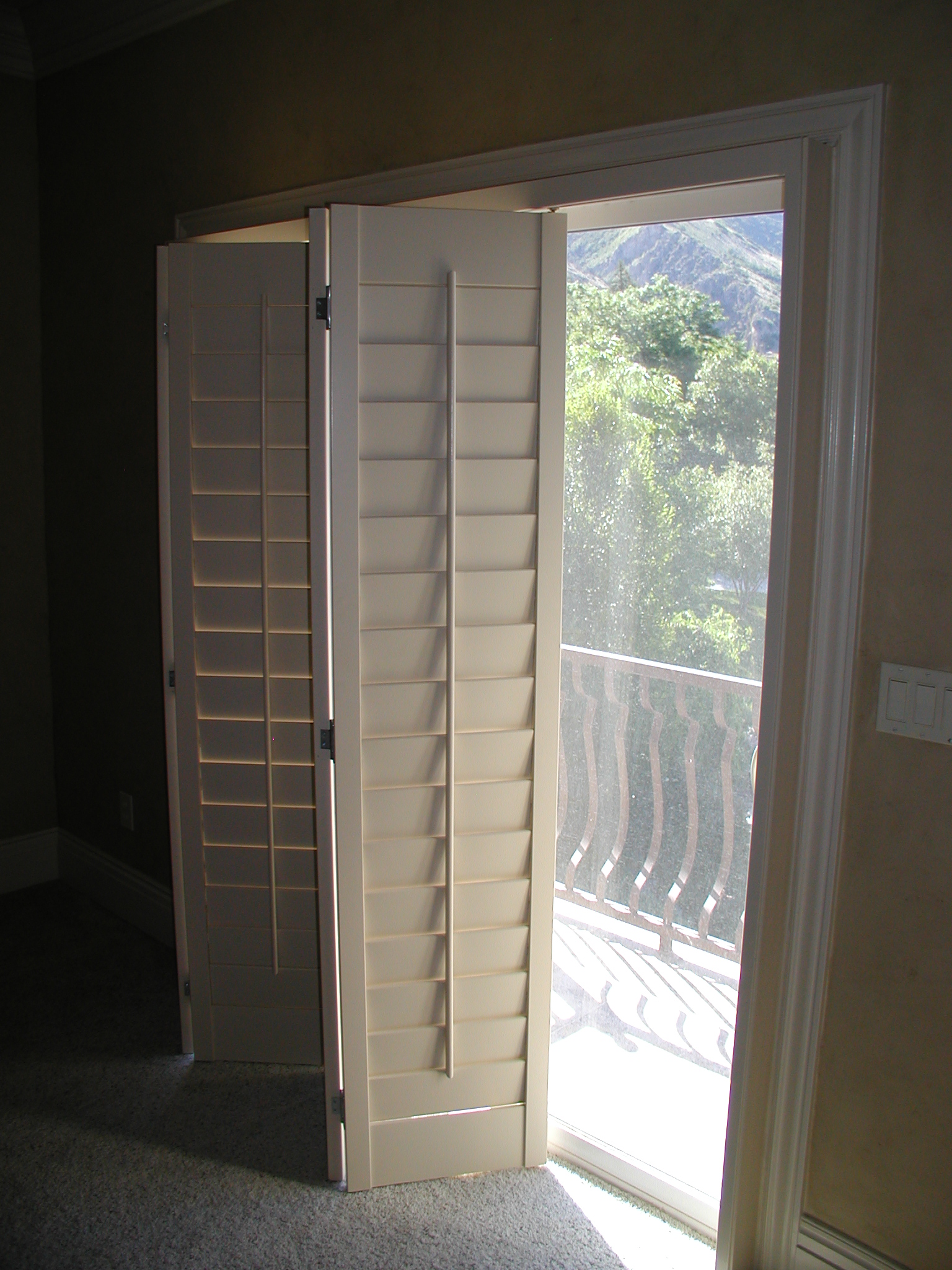 Sliding Door Shutters Salt Lake City, Utah Stanfield Shutter