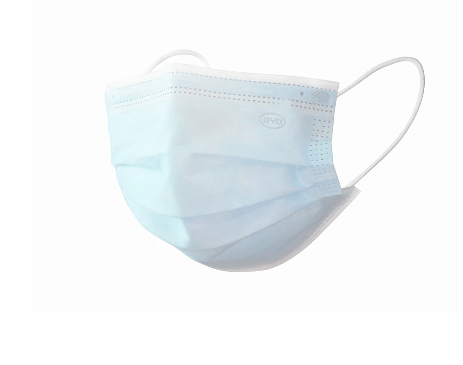 Buy BYD SingleUse Medical Face Mask One Size 50pcs/Box Online