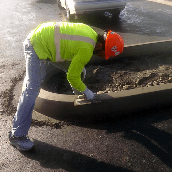 Extruded Curbing Enumclaw Concrete Asphalt Extruded Curb Repair