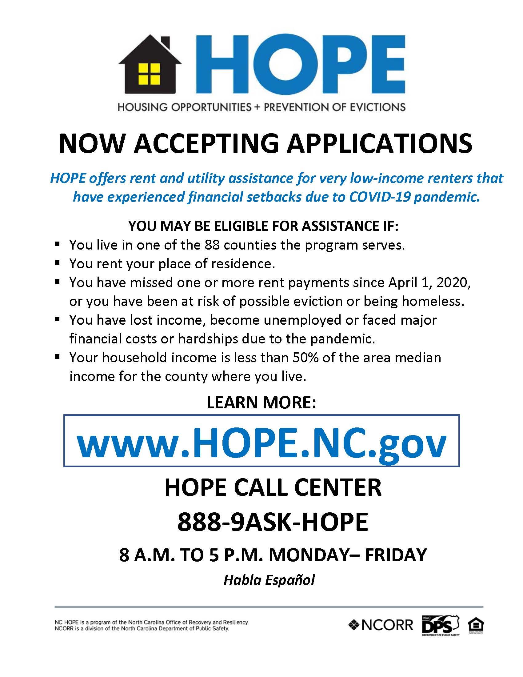 Hope is Here Stanly County Schools