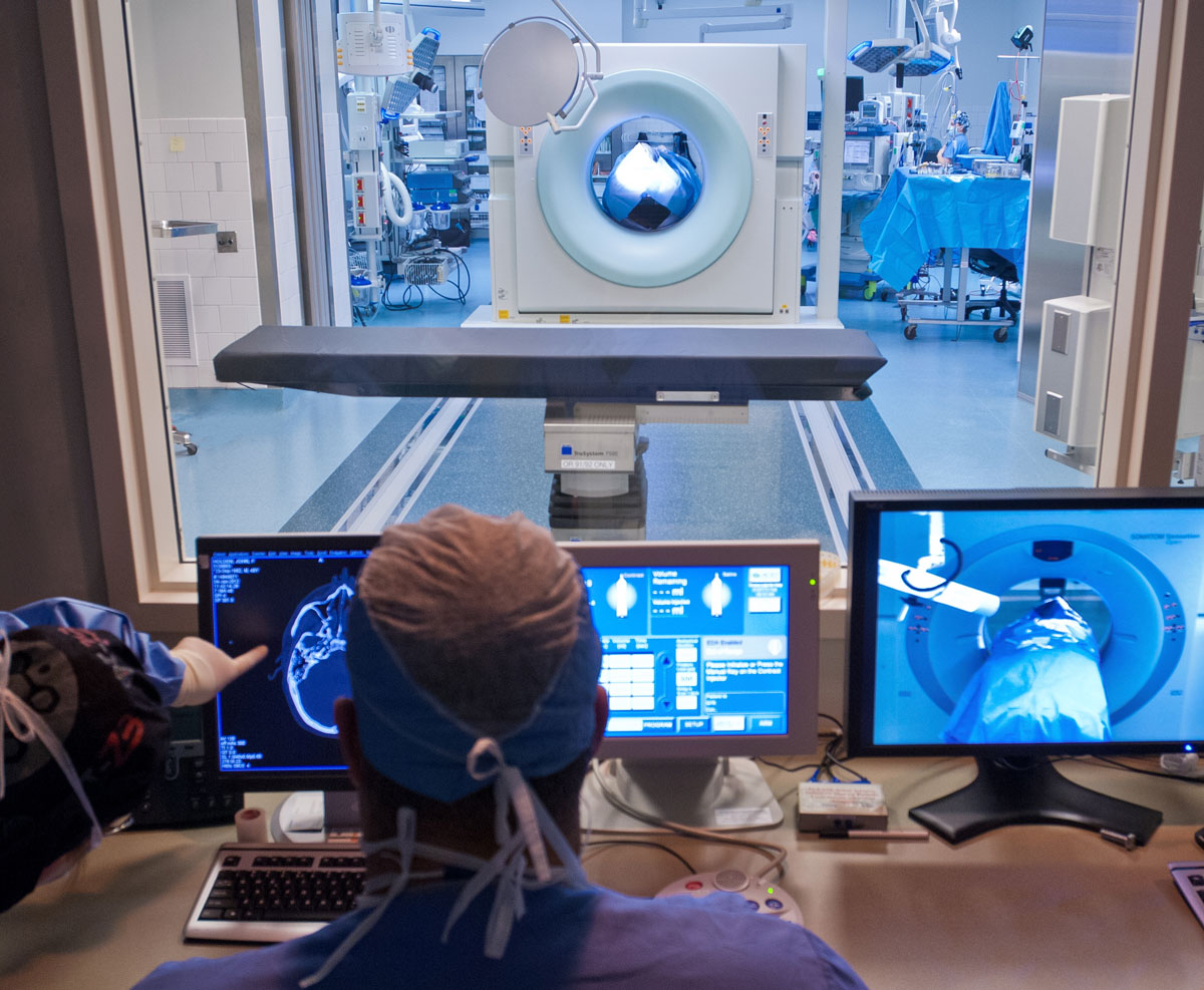 MRI inside an Operating room at Massachusetts General Hospital Boston