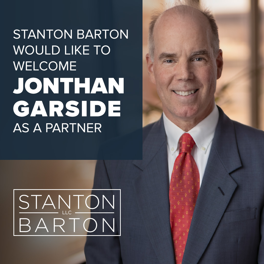 Stanton Barton Our Newest Partner, Jonathan Garside