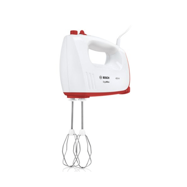 Bosch ErgoMixx Hand Mixer White & Red MFQ36300GB