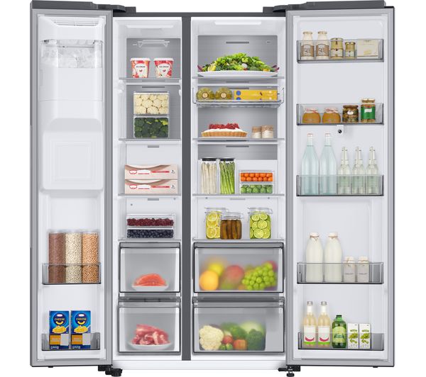 SAMSUNG RS6HA8891SL/EU AmericanStyle Smart Fridge Freezer Aluminium