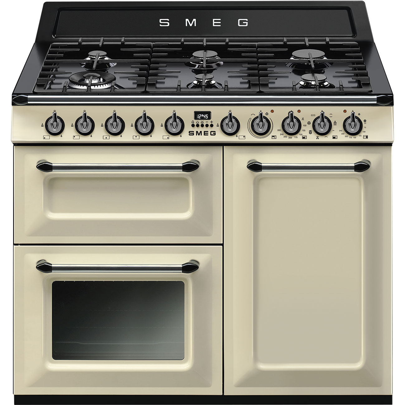 Smeg Victoria Dual Fuel Range Cooker 100cm Wide TR103BL