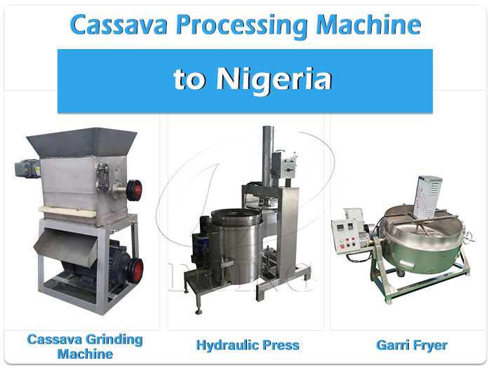 Nigerian client ordered garri processing machines from Henan Jinrui