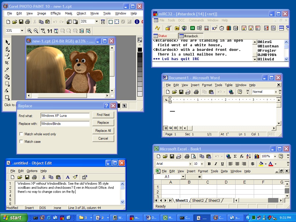 WindowBlinds 3 fully skins Windows XP