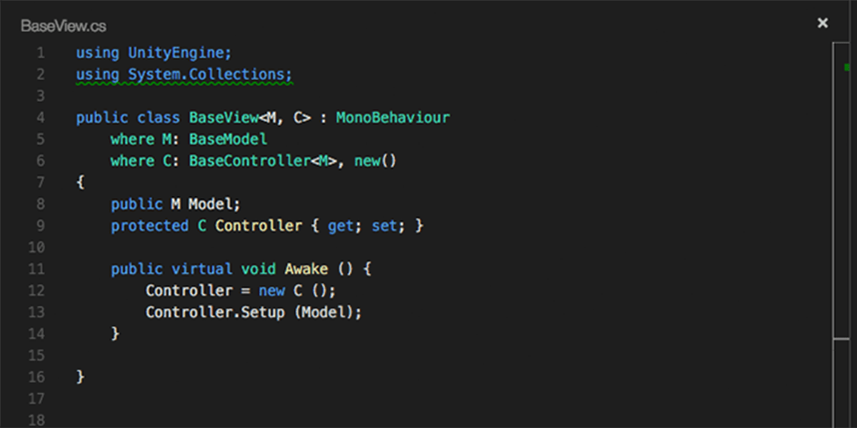 Generic classes in Unity