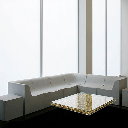 Minimal Modern Furniture Softcrete Sofa