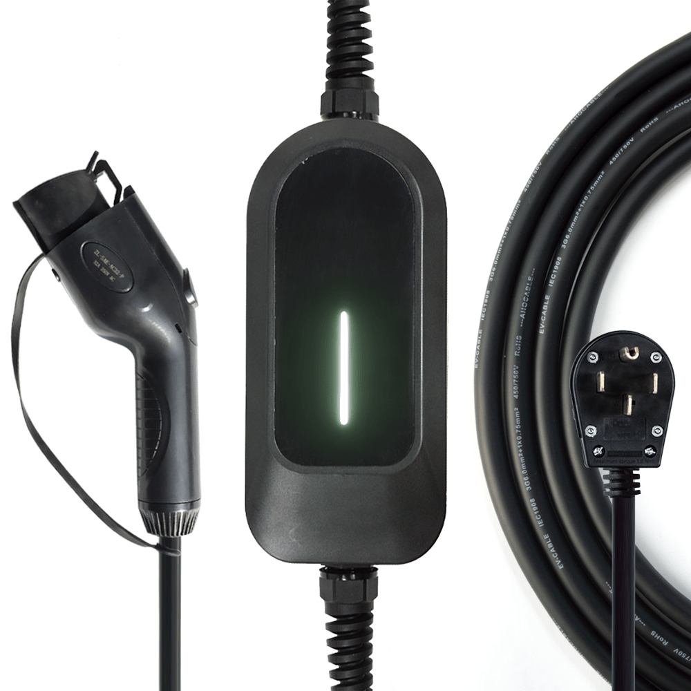 EVstarcharger 32 Amp Level 2 22ft EV Charger NEMA 1450 Plug 220V250V IP66 Portable Car Charger