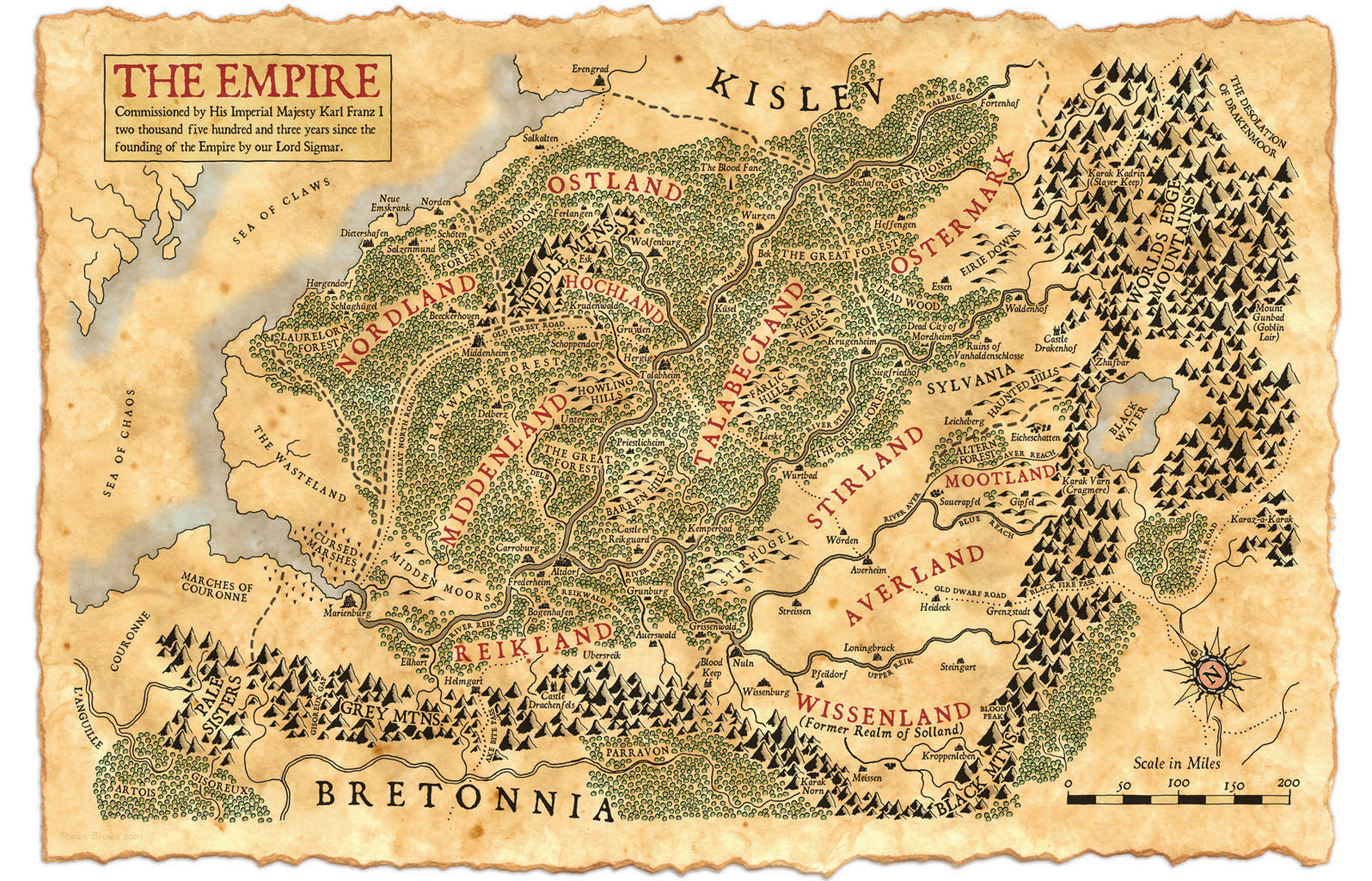 Map Of Warhammer Old World (Almost) Back to the roots Warhammer Fantasy Roleplay 2nd Edition