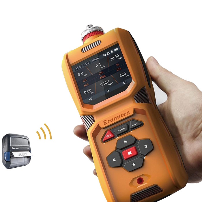 Portable refrigerant gas detector