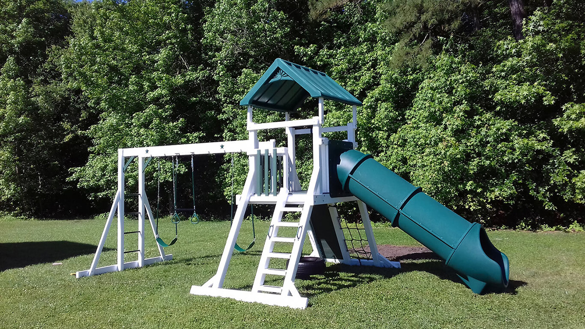The Most Fun Swing Sets with Tube Slides KidApproved!