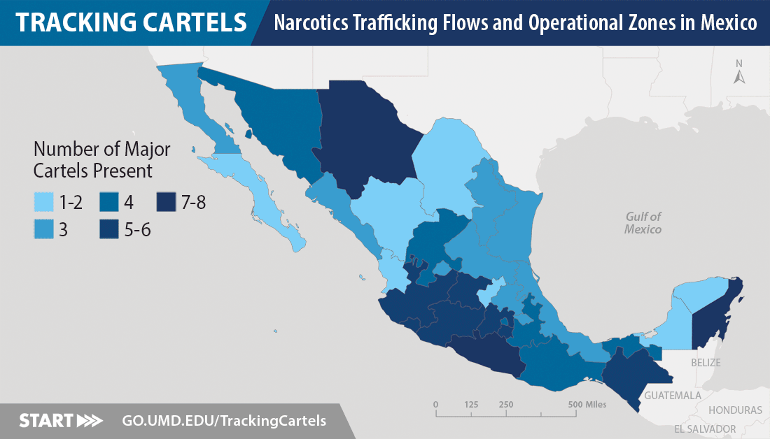 Tracking Cartels Infographic Series Major Cartel Operational Zones in(04)