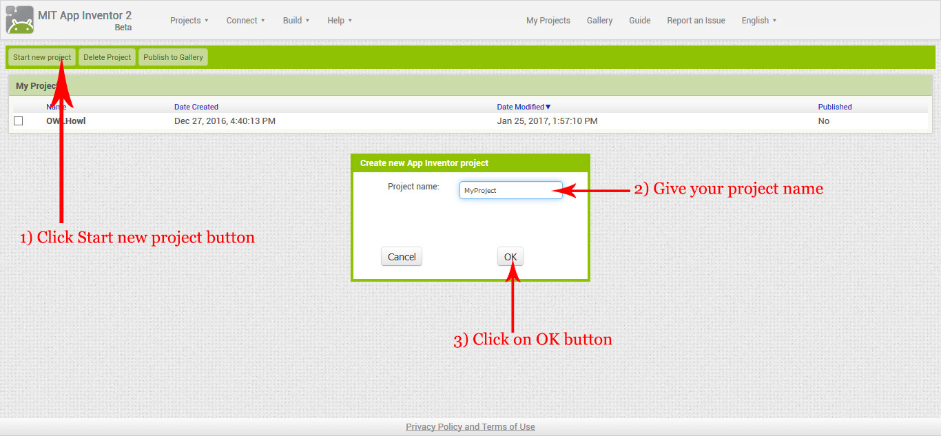 MIT App Inventor Interface My Blog