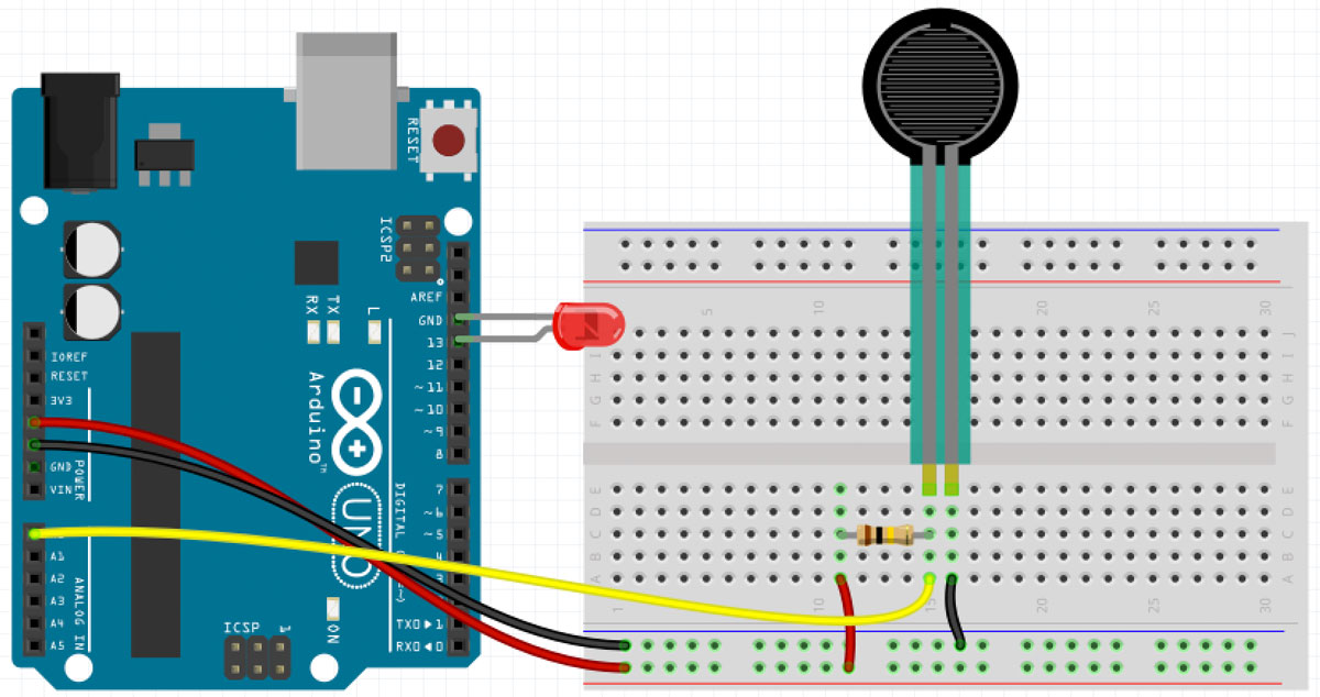 Arduino Analog Input Schaltplan, Programmcode und Erklärung
