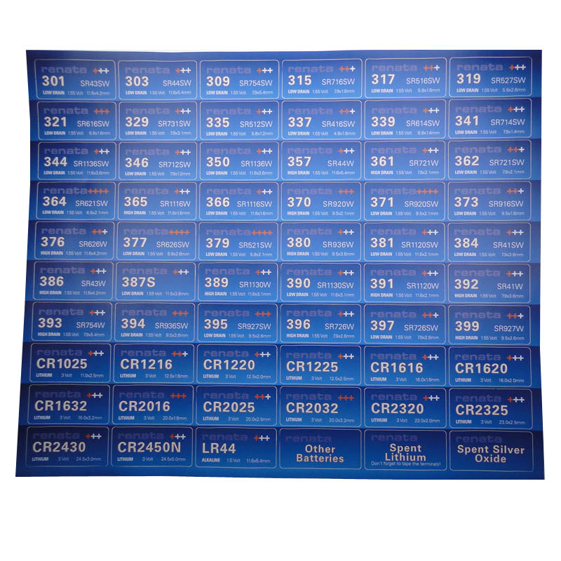 Renata Labels for 60 Drawer Organizer, RLABELS Star Time Supply