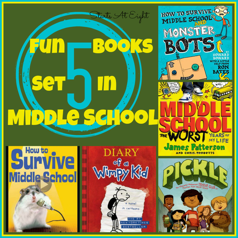 5 Fun Books Set in Middle School StartsAtEight
