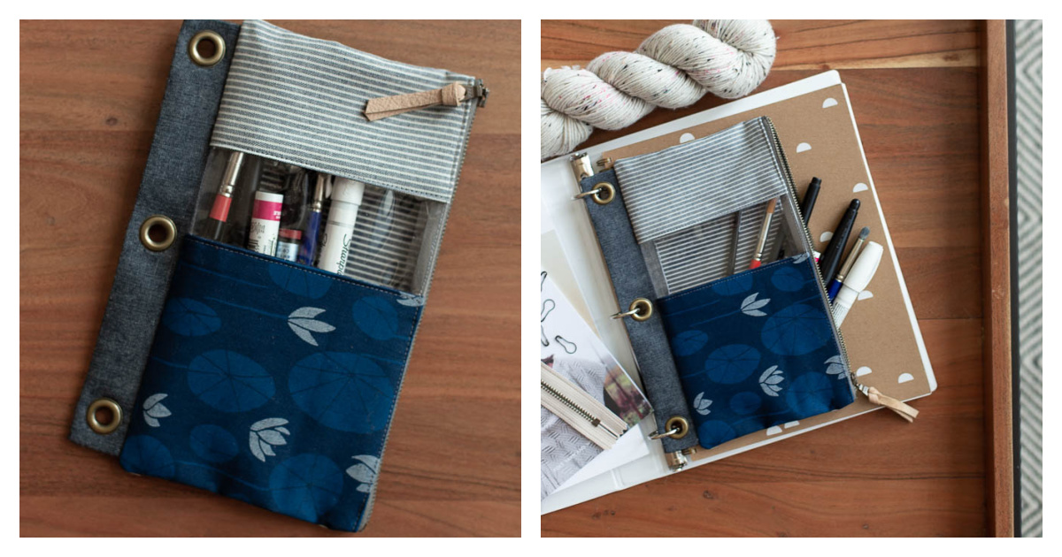 Binder Pouch Free Sewing Pattern