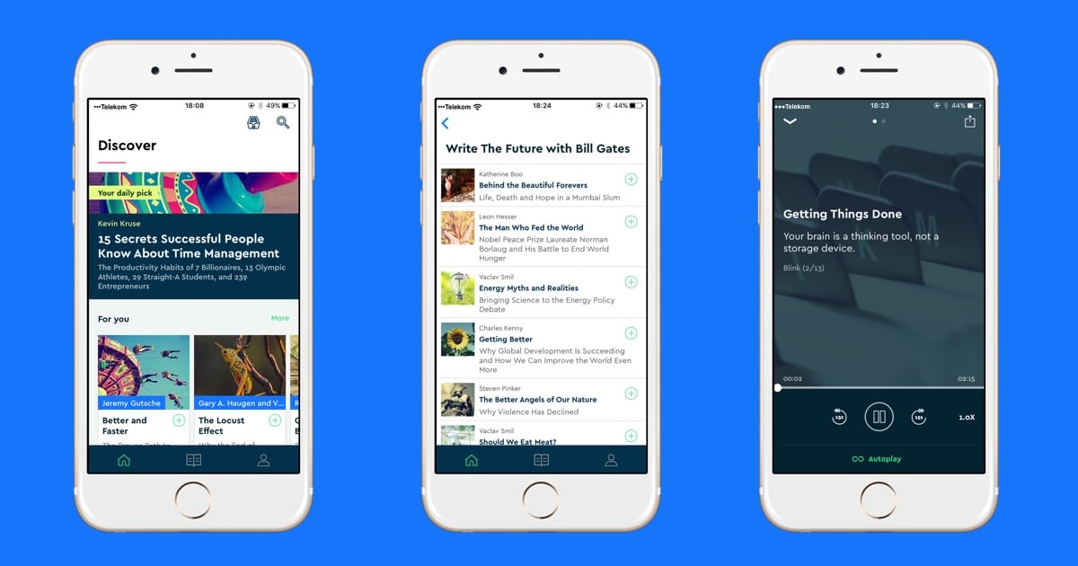 Blinkist diese App bringt Sachbücher auf den Punkt startupmag.de