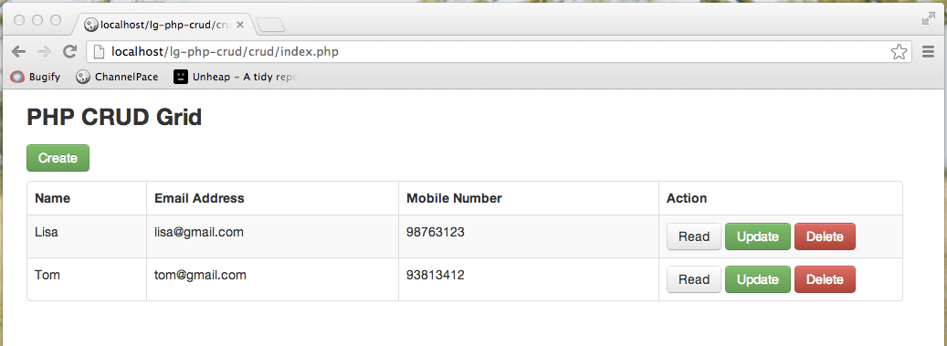 PHP CRUD Tutorial (part 3)