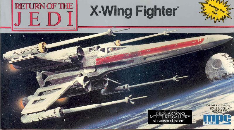 X-wing Fighter Flight Display 1/43 Plastic AMT/ERTL Model Kit