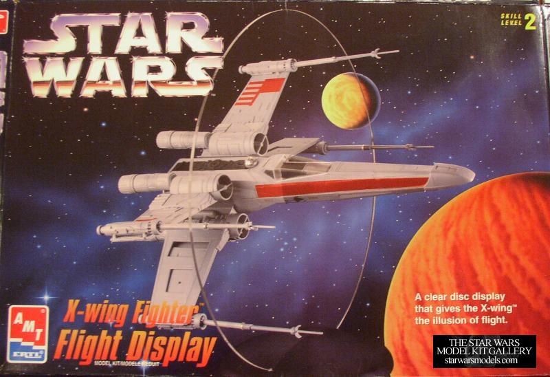 X-wing Fighter Flight Display 1/43 Plastic AMT/ERTL Model Kit