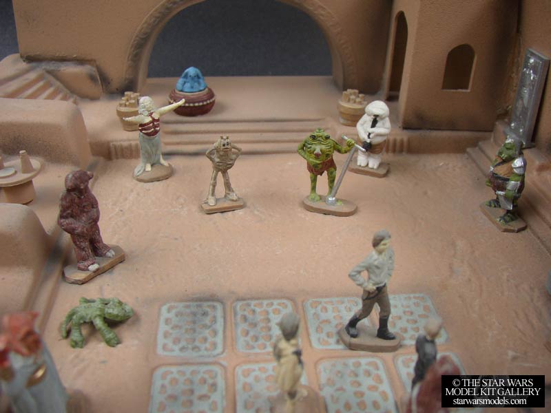 Jabba The Hutt Throne Room Action Scene 1/63 Plastic AMT/ERTL Model Kit