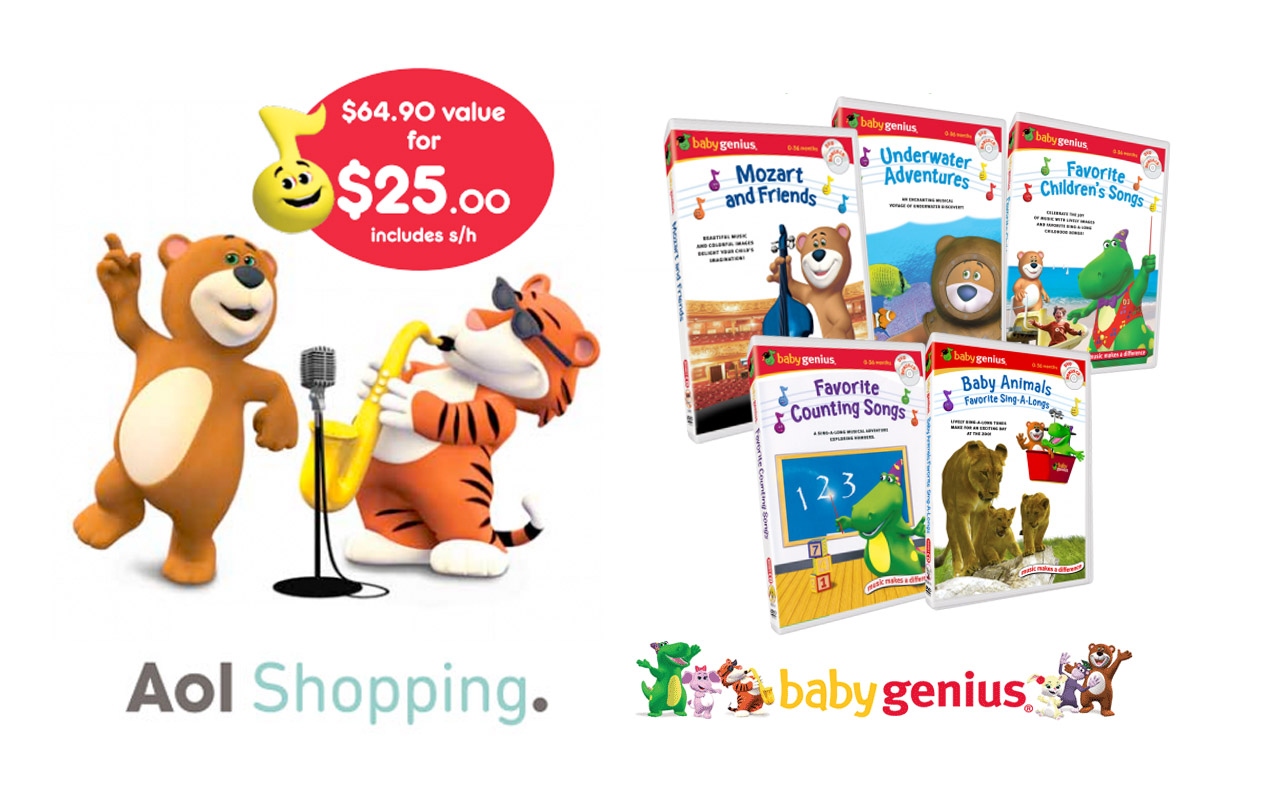 Black Friday Deals Amazing Baby Genius DVD/CD Bundle StarzLife
