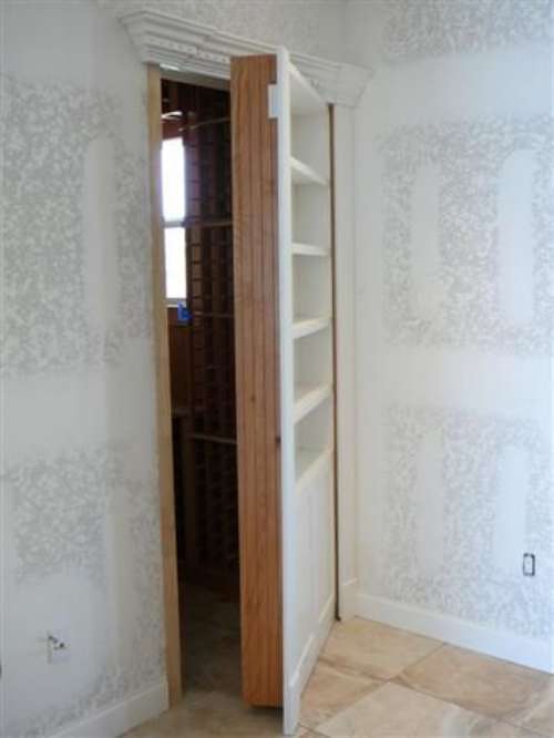 Homemade Secret Bookcase Door StashVault Secret Stash Compartments