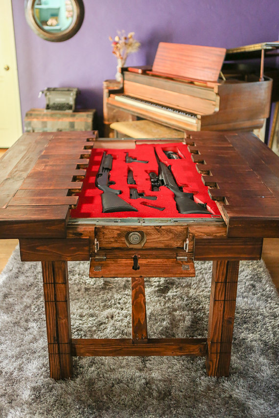 Secret Compartment Furniture Table | StashVault - Secret Stash Compartments
