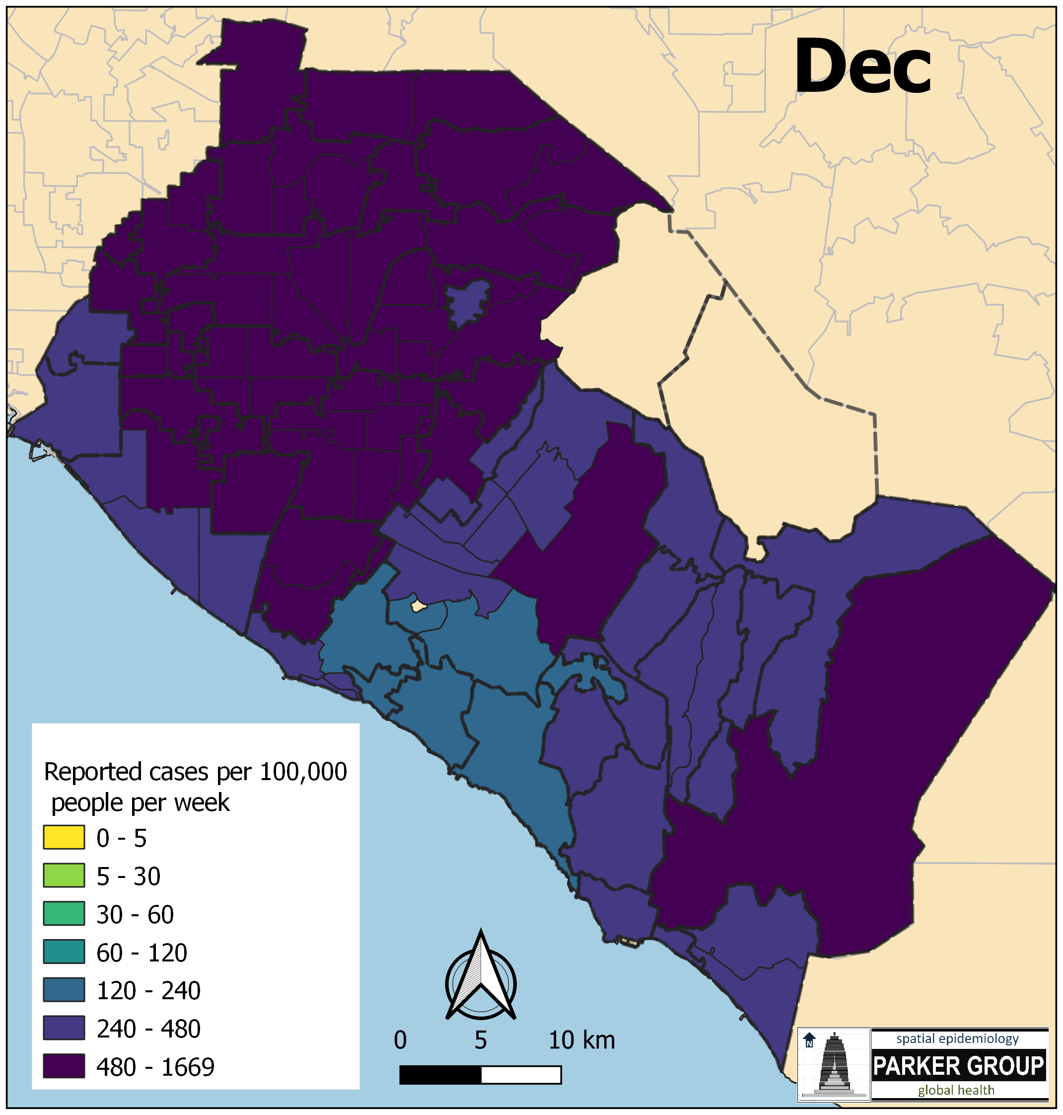 COVID19 Maps by UCI Statistics