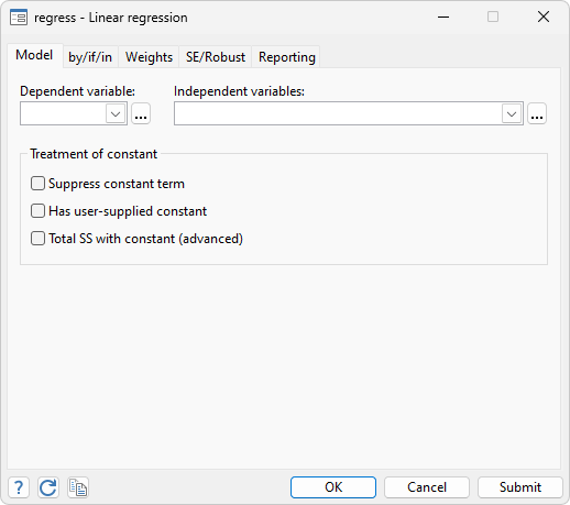 Linear regression and influence Stata