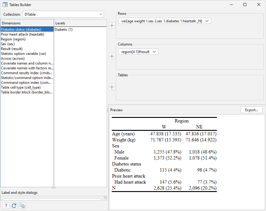 FAQ How can I remove rows or columns from a table generated with