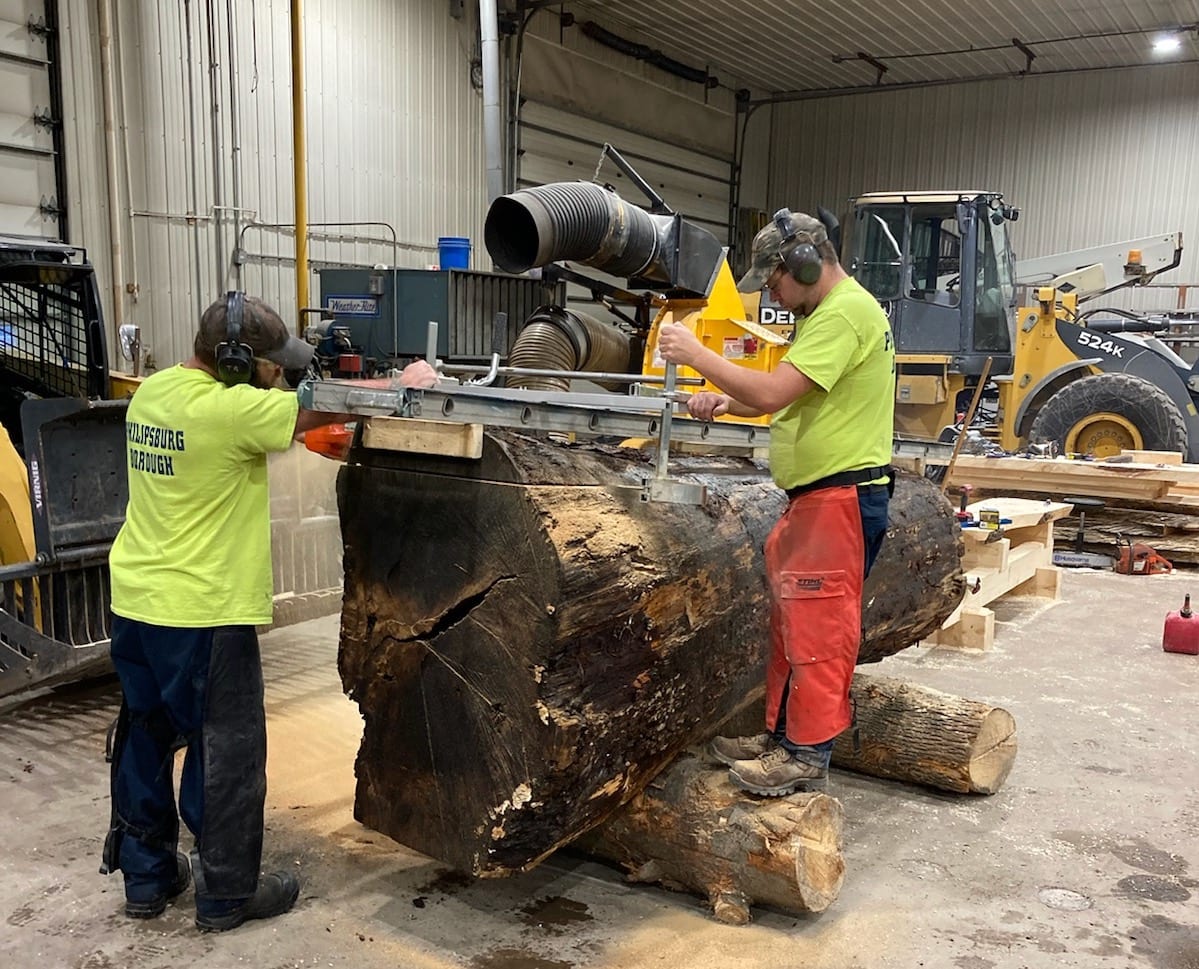 Philipsburg Borough Gives Old, Fallen Trees a Second Life State