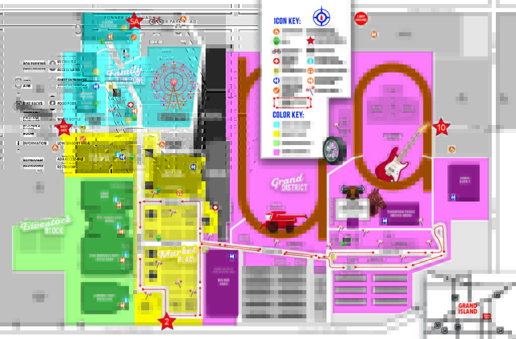 Parking & Maps Nebraska State Fair