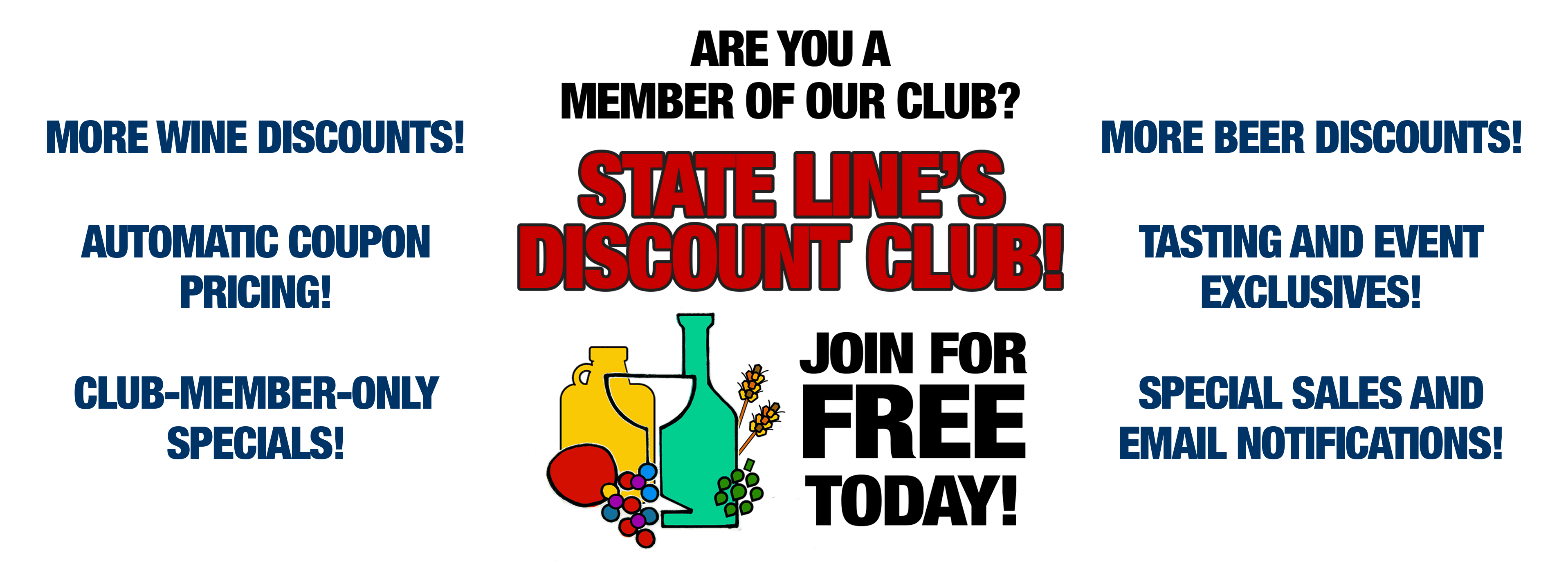 Stateline Liquors Wine, Beer, Spirits & Liqueurs Maryland, Delaware & PA