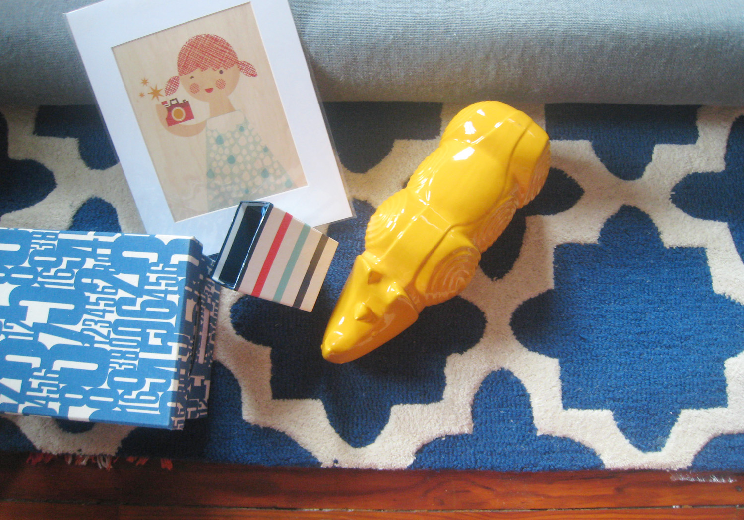 Handsome New Rug for the Playroom Stately Kitsch