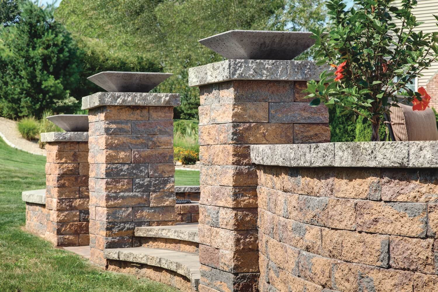 5" Colonial Pier Kit State Material Mason Supply