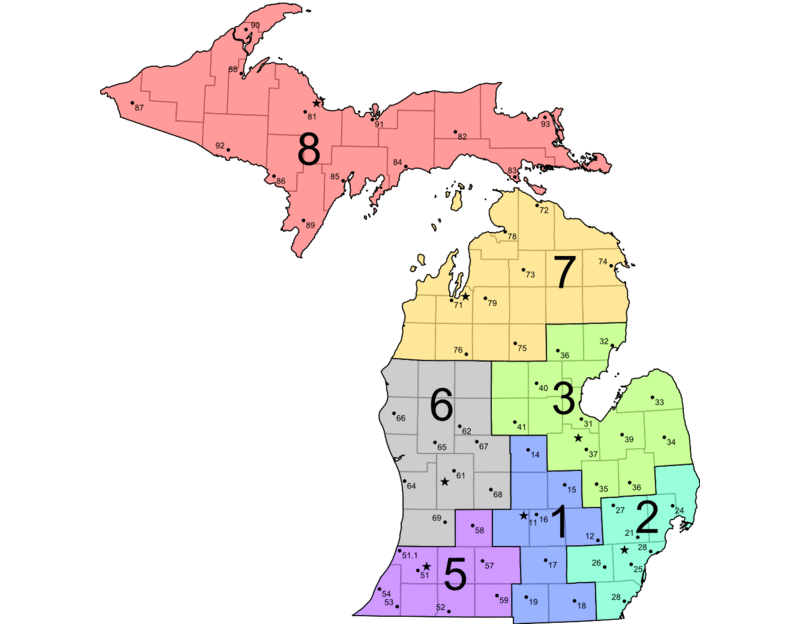 Michigan State Trooper Plates