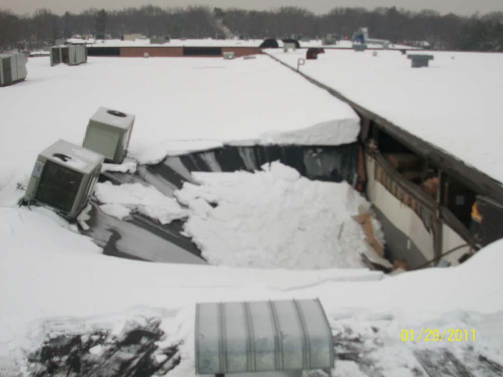 Statewide Roofing » Blog Archive » Hauppauge Partial Roof Collapse