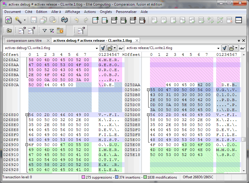 Ellié Computing Compare Binary Files